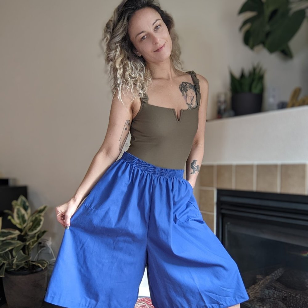 80s Vintage Gulfstream Club Palm Beach Gaucho Pants